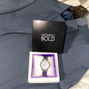 Movado Bold Silver Timepiece